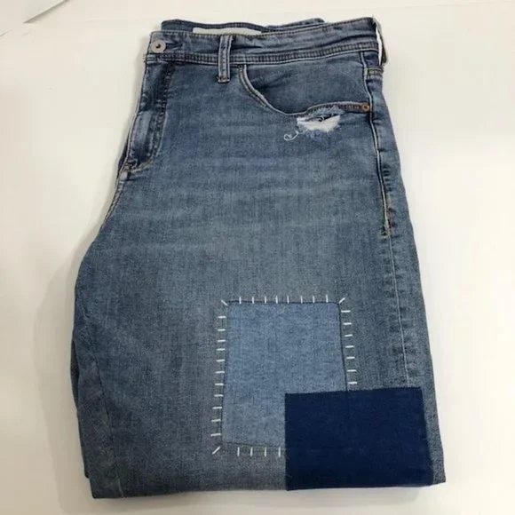 Anthropologie Blue Boyfriend Jeans - Picture 11 of 14